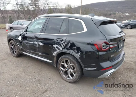 2024 BMW X3 xDrive30I z USA, uszkodzony, nr VIN 5UX53DP09R9X36789